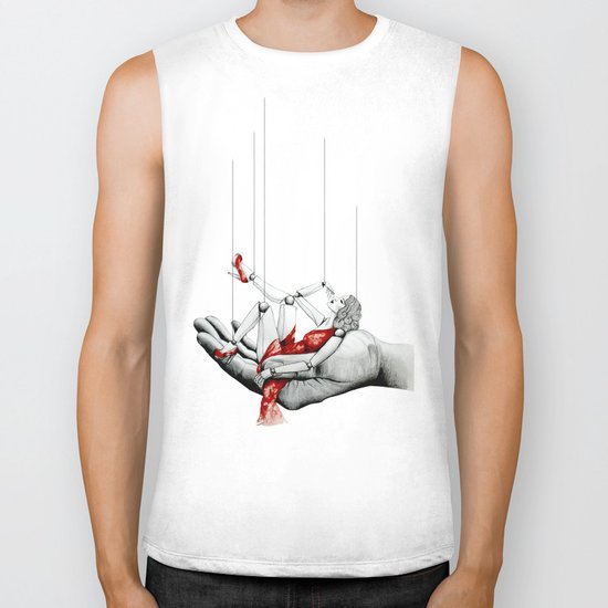 Lady in Red Biker Tank