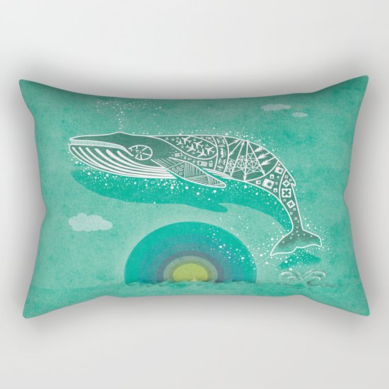 Whale Future Rectangular Pillow