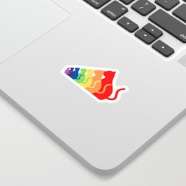 Rainbow Kitties Sticker