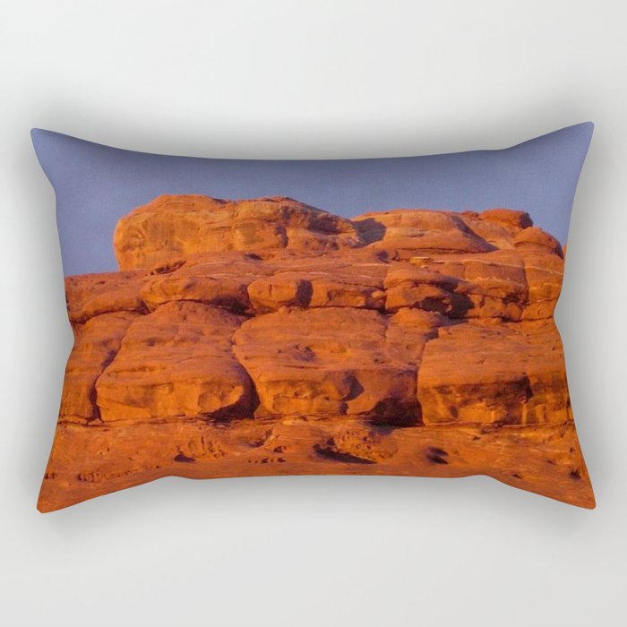 Canyonlands Sunset Red Rocks Rectangular Pillow