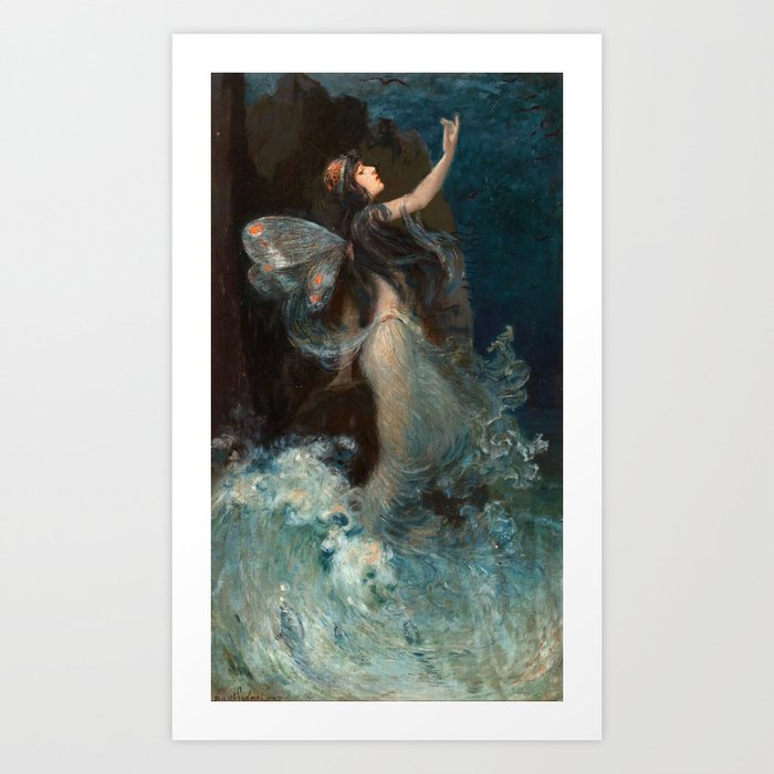 Paul Swan - Water nymph, 1907 Art Print