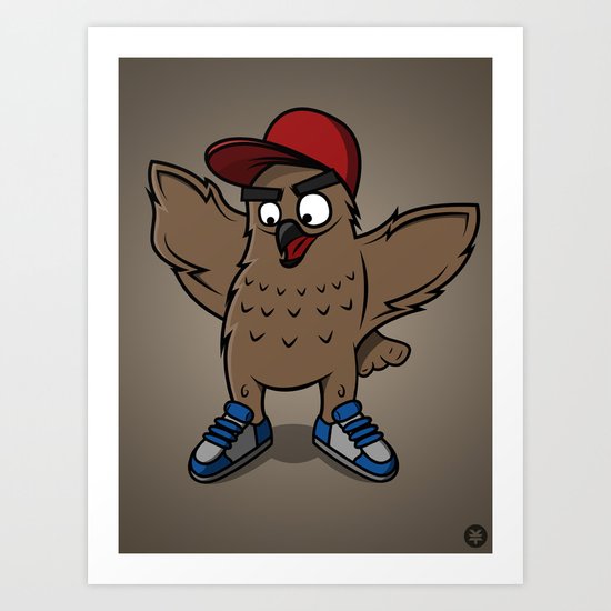 Owl Art Print
