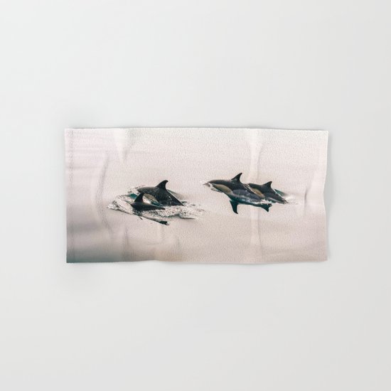 Swimming With Dolphins Hand & Bath Towel