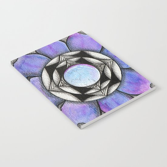 Doodled Gem Bloom Notebook