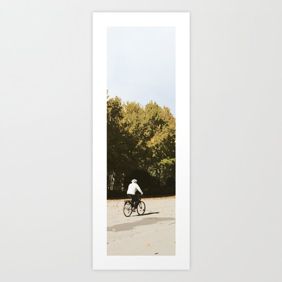 Biker Art Print