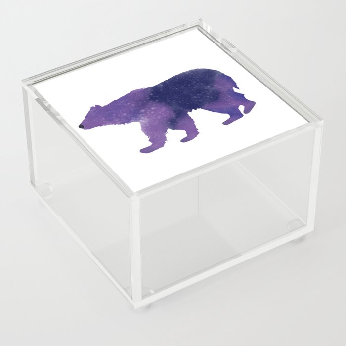 Some Bear Out There, Galaxy Bear Acrylic Box