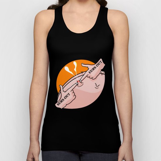 Suns Out Guns Out Zit Unisex Tank Top