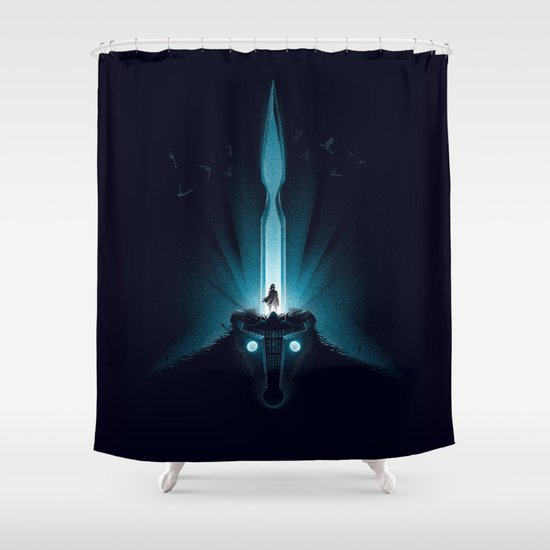 Wander and the Colossus Shower Curtain