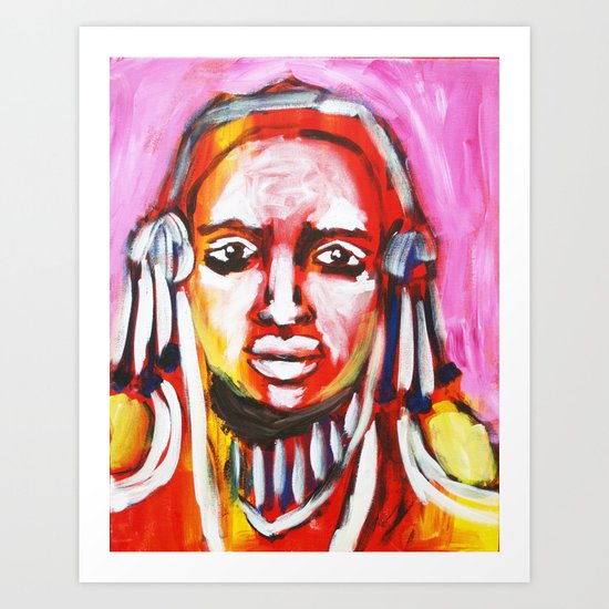 Anguish Art Print