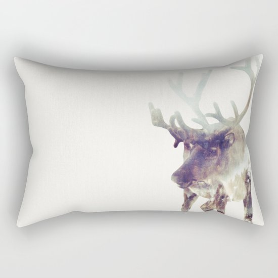 The Reindeer Rectangular Pillow