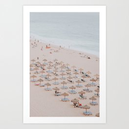 summer beach iv / albufeira, portugal Art Print