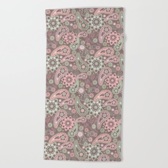 Turkish cucumber . Beach Towel