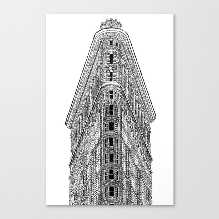 Flatiron Building Canvas Print By Sophieschultz Society6