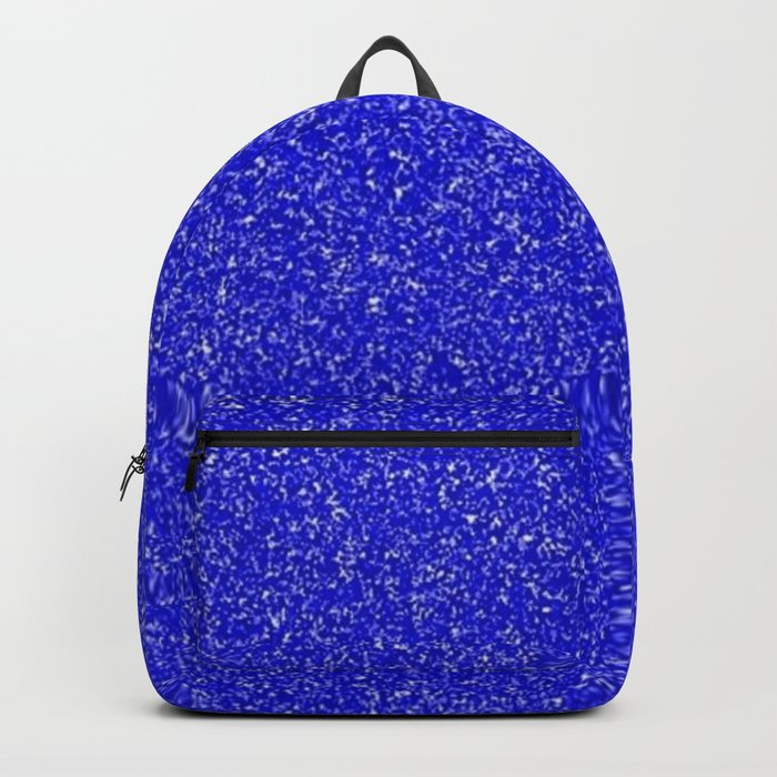 Blue sparkle backpack clearance