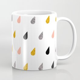 Raindrops Coffee Mug | Graphic Design, Pattern, Children, Love 