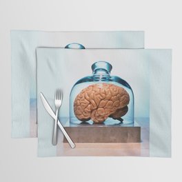 Brain under glass specimen  Placemat