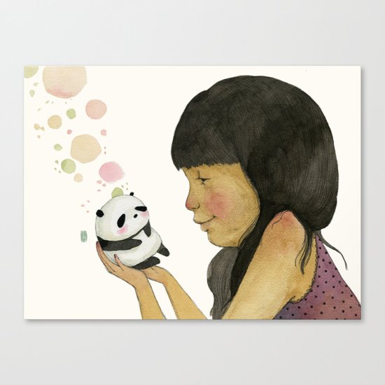 I adore you, baby Canvas Print