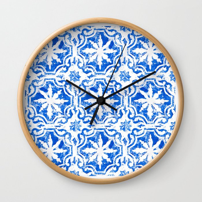 Hampton blue Wall Clock