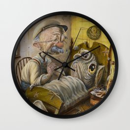 Fish out of Water Wall Clock