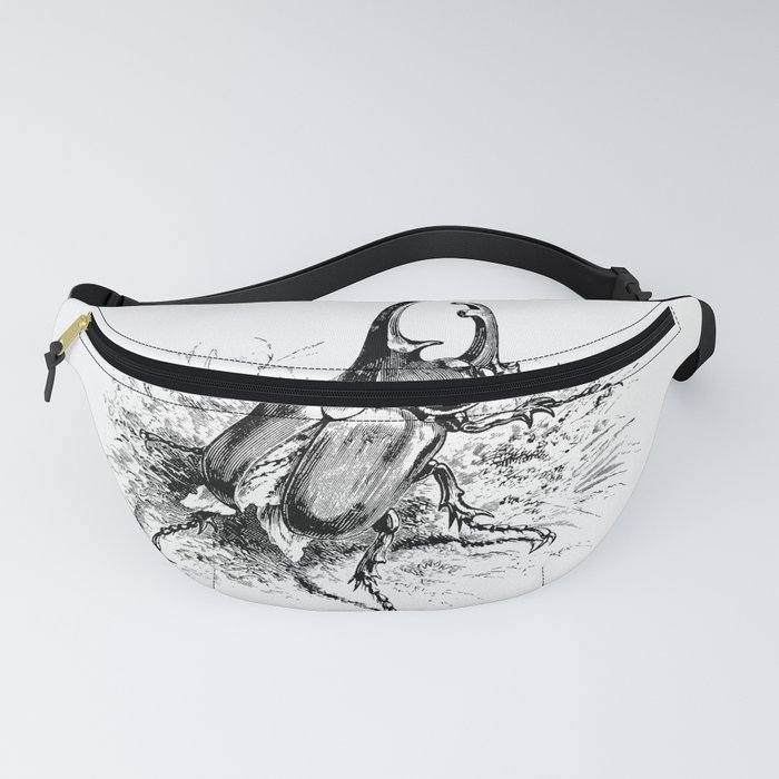 Vintage Entomology Stag Beetle Fanny Pack