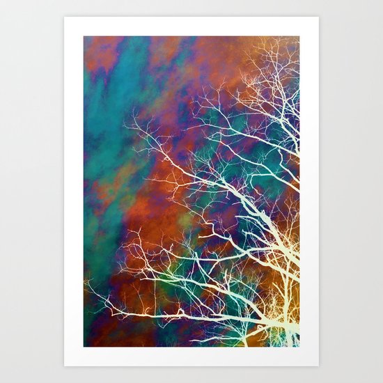 Worn Sky Art Print