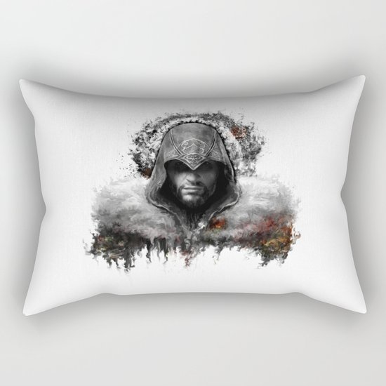 assassins creed ezio auditore Rectangular Pillow