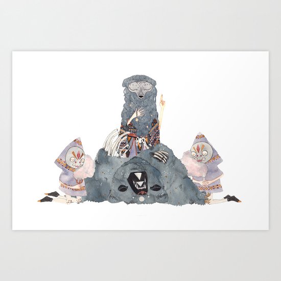 The Spirit Bear Art Print