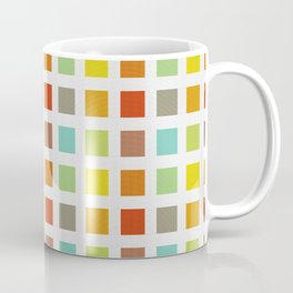 colorful checkerboard textile image Mug