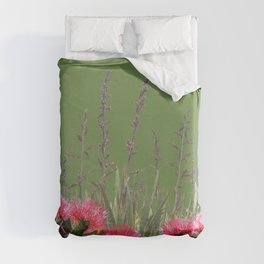 FlaxFlowers2 Duvet Cover