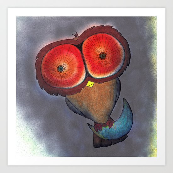 Night Owl #1 Art Print