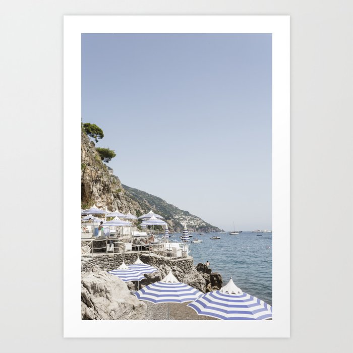 Positano Beach 2 Art Print