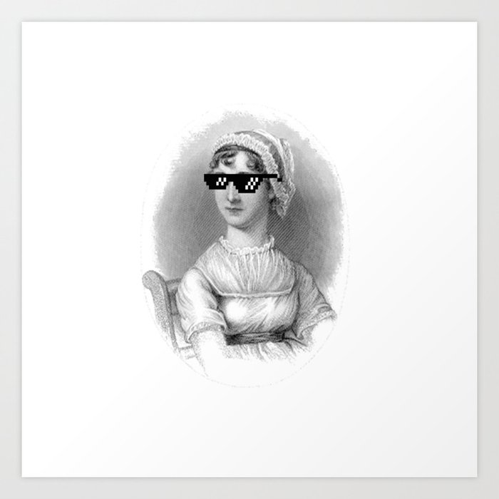 Thug Jane Austen Art Print