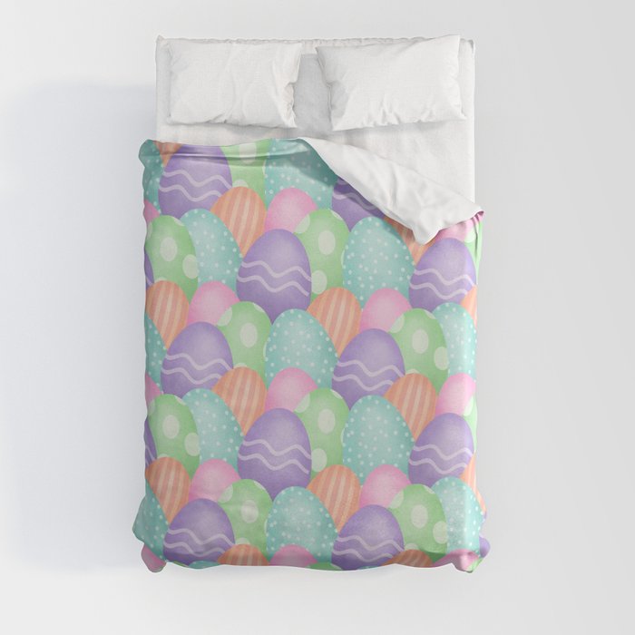 Easter Eggs Duvet Cover