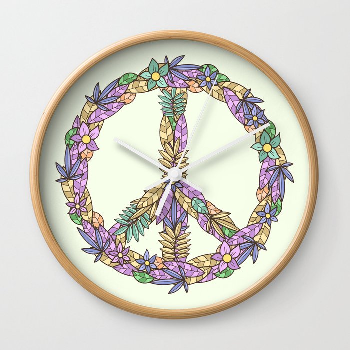peace Wall Clock