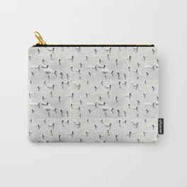 Crowd of Skiers - Ski Passion Carry-All Pouch | Pattern, Ski, Skiing, Graphicdesign, Crowd, Aspen, Skier, Rocky 