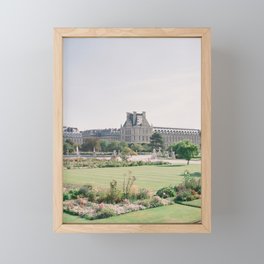 Summer at Jardins des Tuileries Paris Framed Mini Art Print