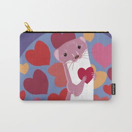 Weasel woman with colors Carry-All Pouch