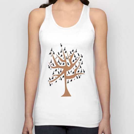 Bird Tree Unisex Tank Top