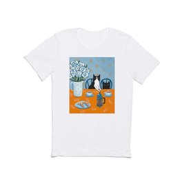 Cats and a French Press T Shirt
