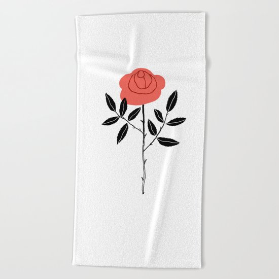 Rose Beach Towel