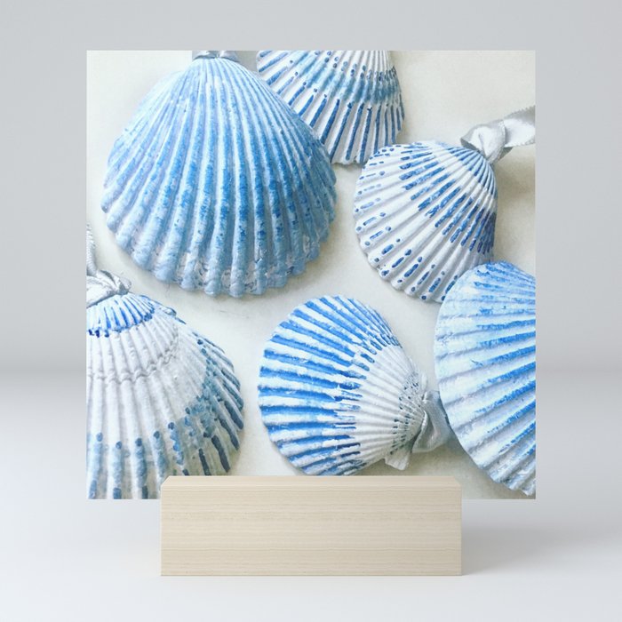 cottage by the seashells, soft Mini Art Print