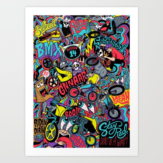 BMXXXXX Art Print