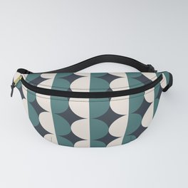 Record Store Fanny Pack | Overflow, Tile, Mosaic, Pattern, Eclipse, Green, Classicblue, Drawing, Ethno, Music 