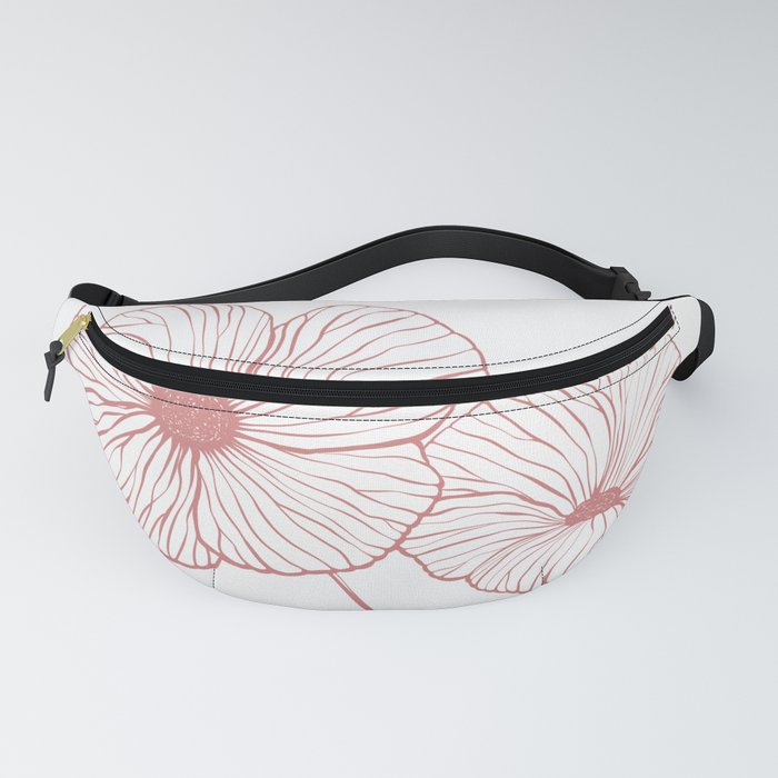 Flowers in Pale Pink Fanny Pack