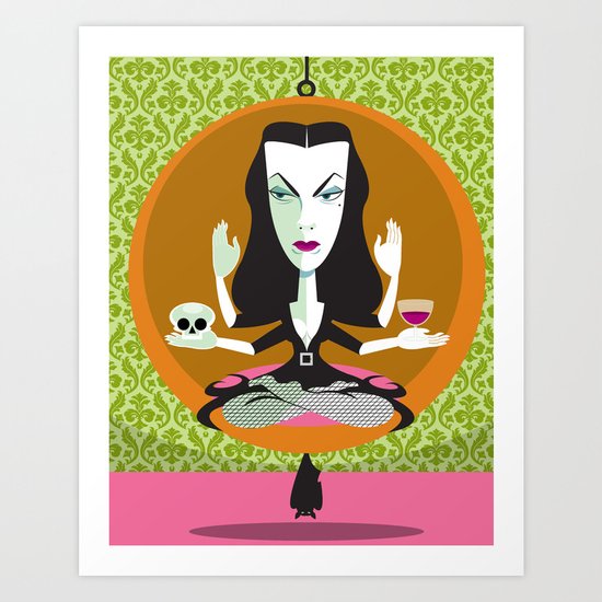 Mid-Century Monster Art Print