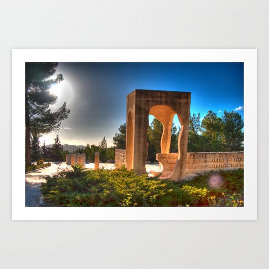Memorial To Those Slain by Terror Art Print