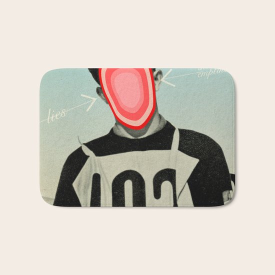 Empty inside Bath Mat