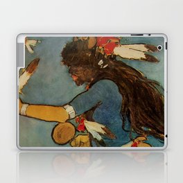 “Buffalo Dancer” Western Art by Gerald Cassidy Laptop Skin