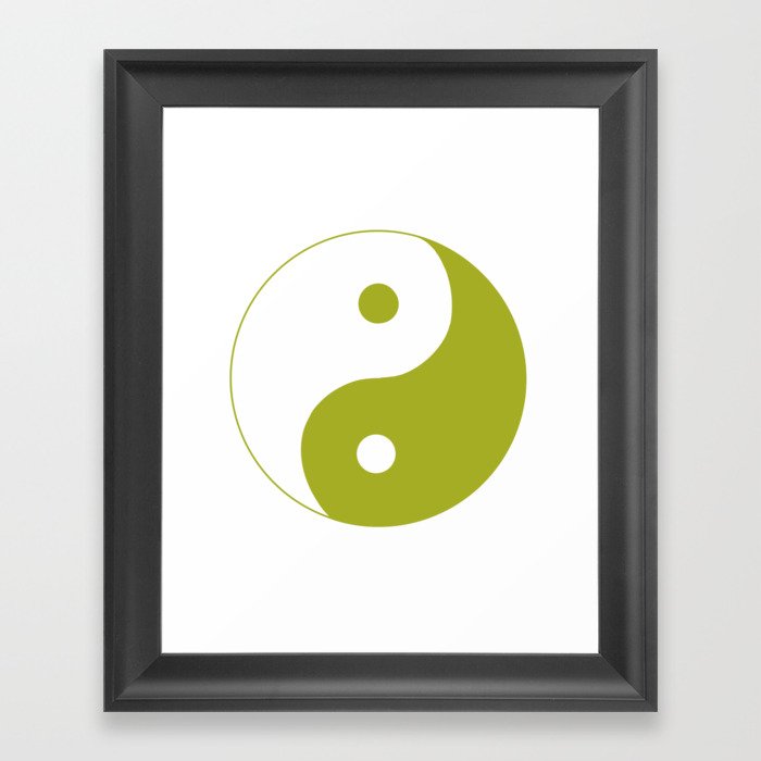 Yin yang  Framed Art Print