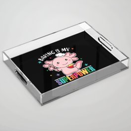 Baking Is My Superpower Sweet Axolotl Bakes Acrylic Tray